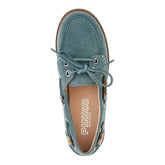 PINKO 36 suede leather boat shoes