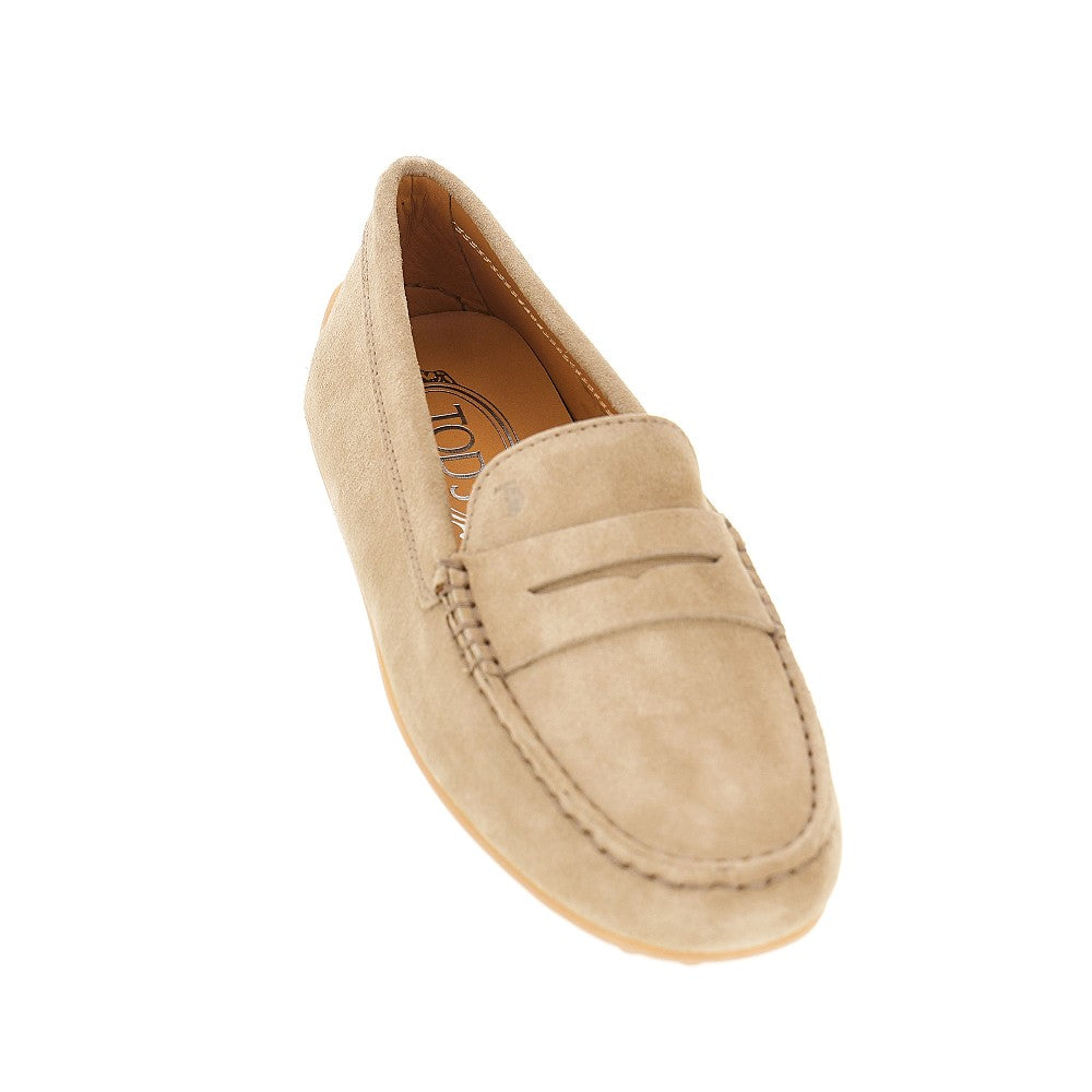 TODS 36 suede leather gommino loafers
