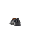 leather loafers with logo medal