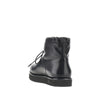 leather ankle-boots with drawstring