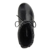 leather ankle-boots with drawstring