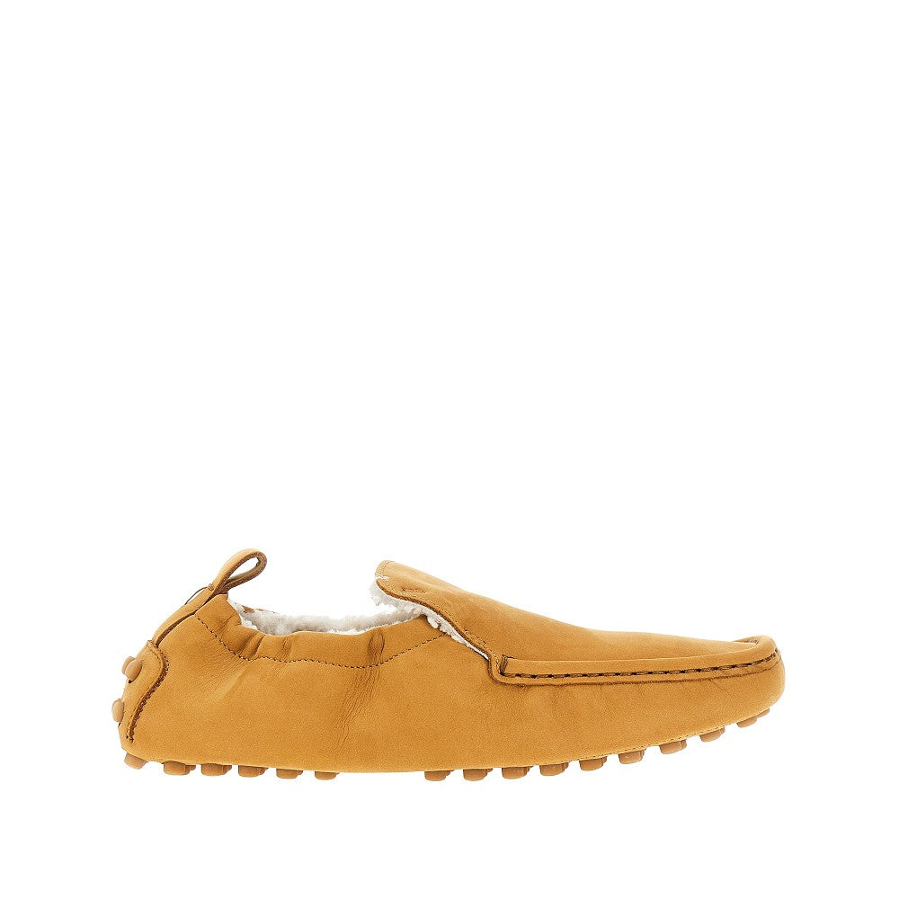 TODS 36 nabuck glove loafers