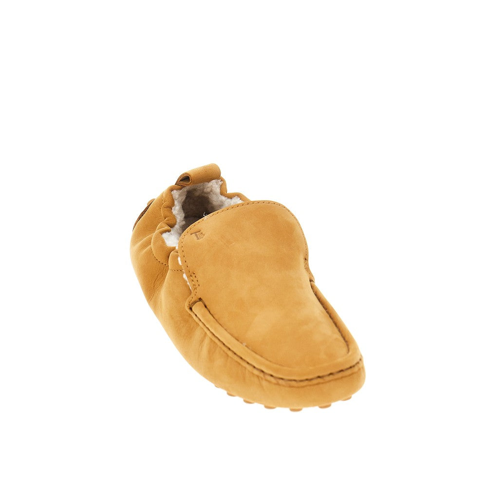 TODS 36 nabuck glove loafers