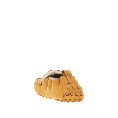 TODS 36 nabuck glove loafers