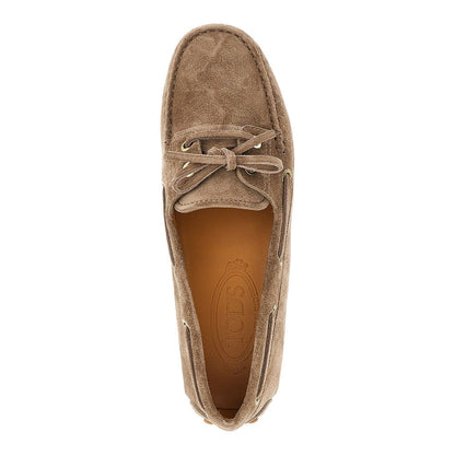 TODS 36+ suede leather boat shoes