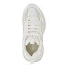 mesh sneakers with leather details