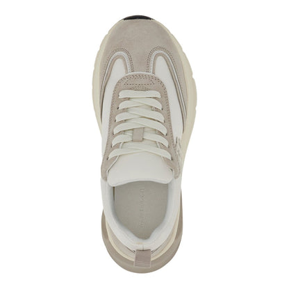 TORY BURCH 8 nylon and leather good luck sneakers