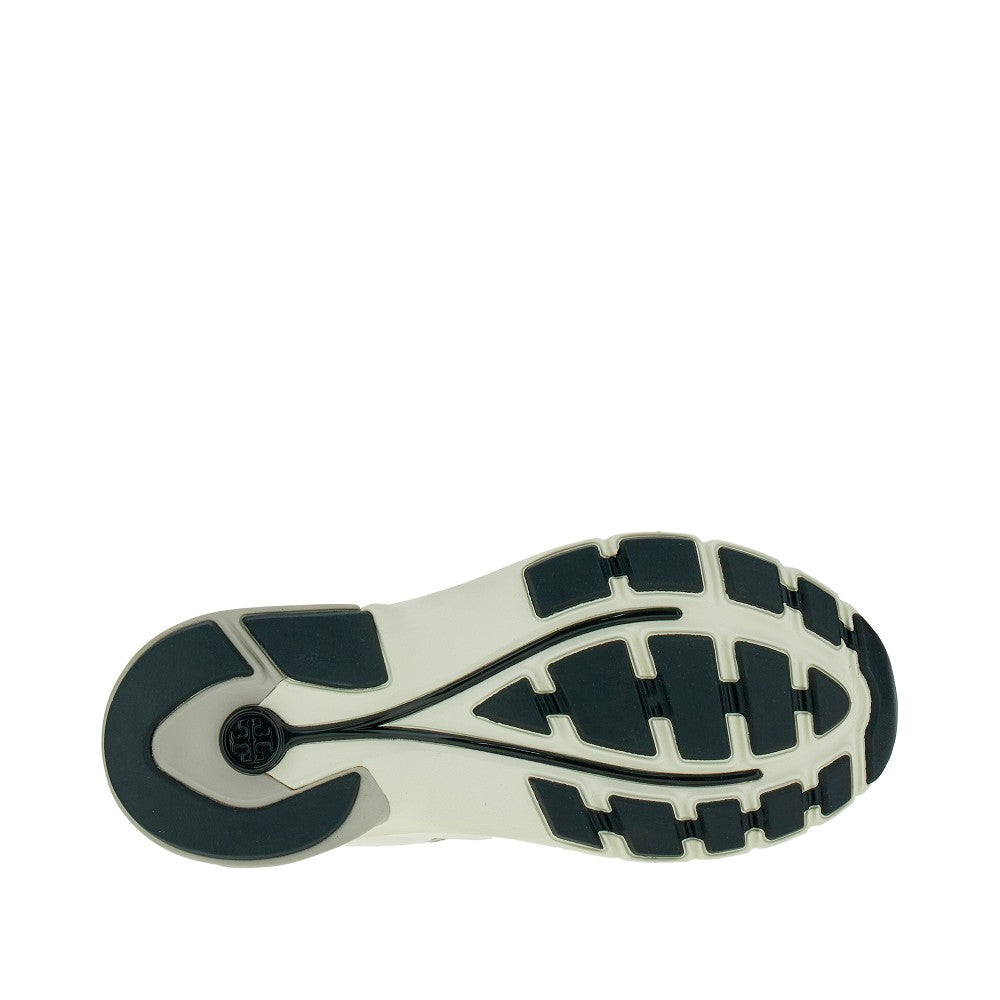 TORY BURCH 8 nylon and leather good luck sneakers