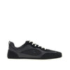 field mesh and leather sneakers