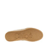 chloé kick leather sneakers