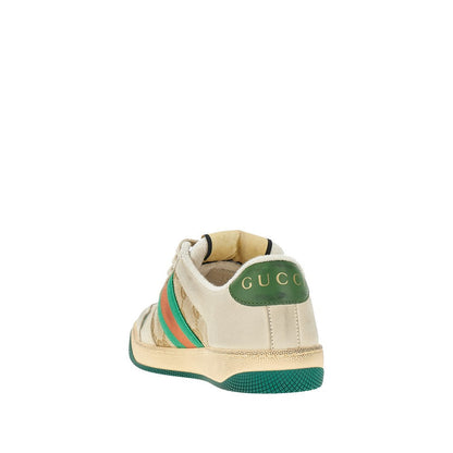 GUCCI 36 used-effect screener sneakers