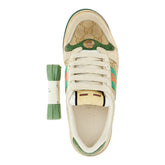 GUCCI 36 used-effect screener sneakers