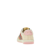 GUCCI 36 screener sneakers with gg crystals