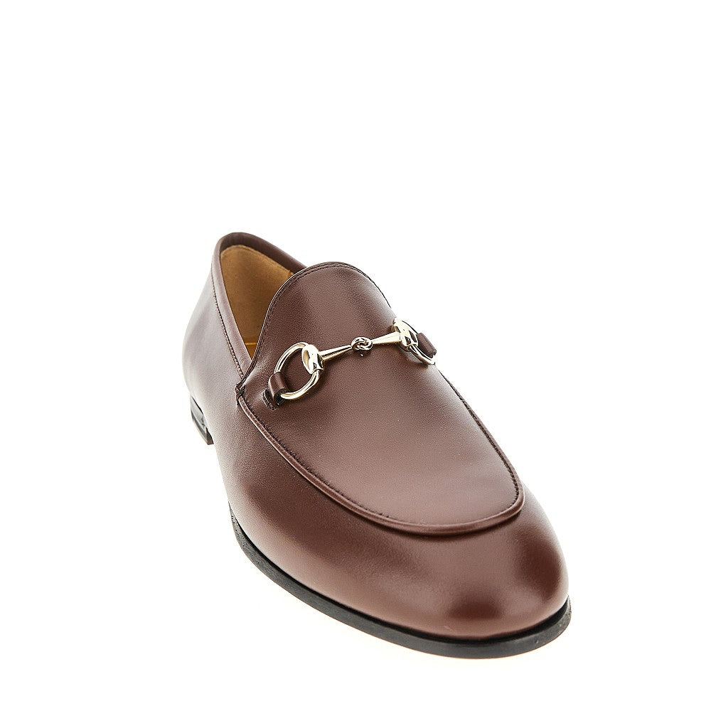 GUCCI 36+ leather jordaan loafers