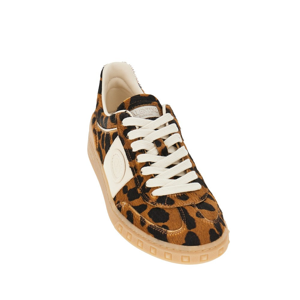 VALENTINO GARAVANI 36 upvillage leopard-print calfhair sneakers