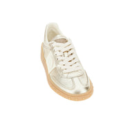 VALENTINO GARAVANI 38 upvillage metallic leather sneakers