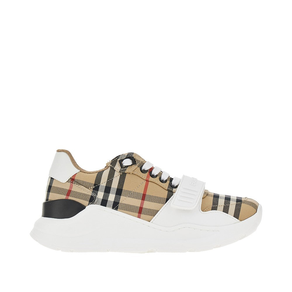 BURBERRY 38 check cotton sneakers