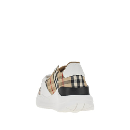 BURBERRY 37 check cotton sneakers