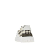 BURBERRY 36 check fabric sneakers