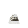 check fabric sneakers