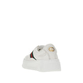 GUCCI 40 oversized sole leather sneakers