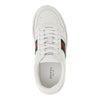 oversized sole leather sneakers