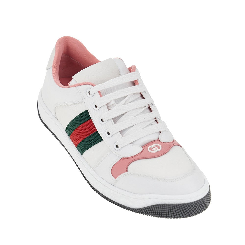 screener sneakers with web ribbon detail