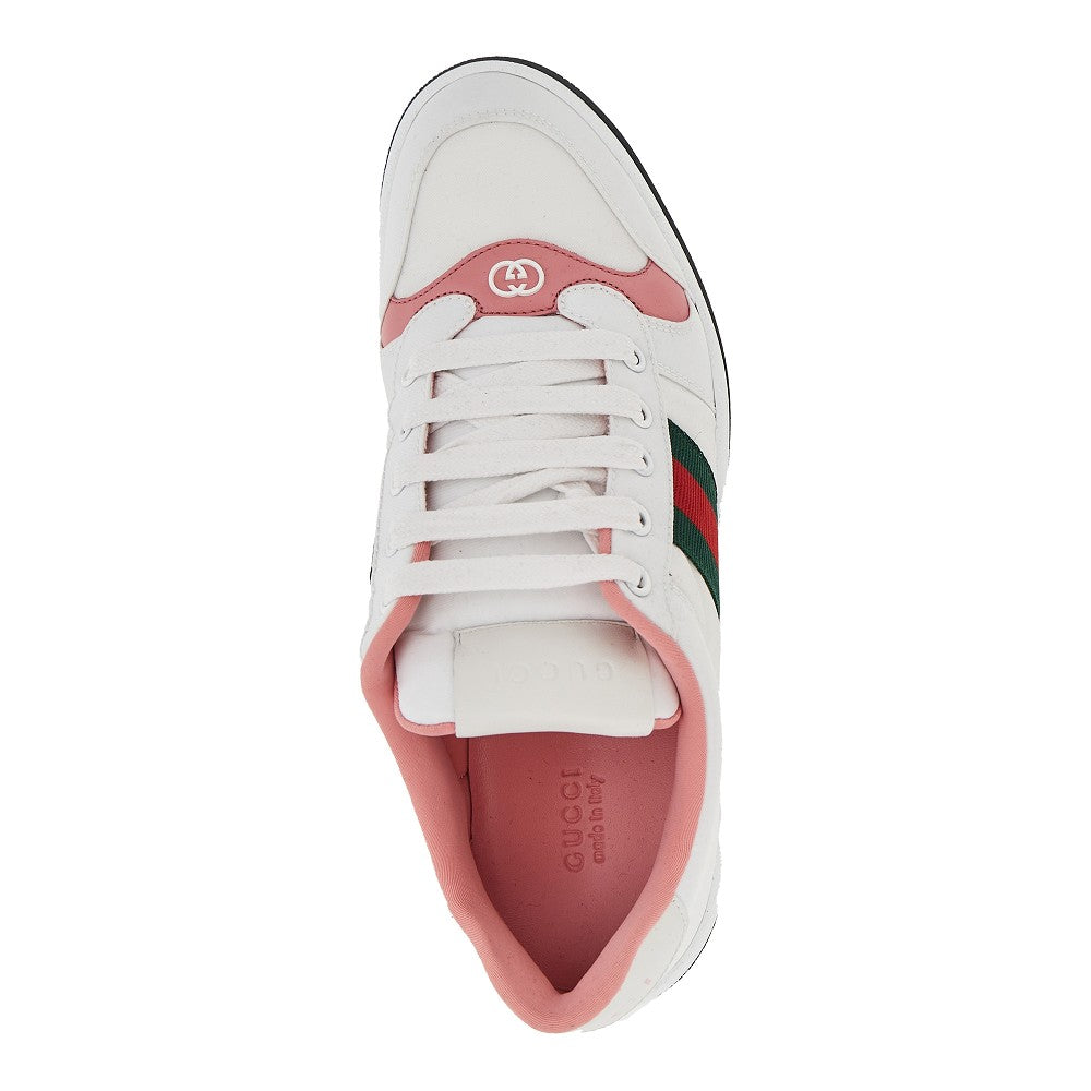 screener sneakers with web ribbon detail