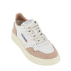 suede and leather medalist low sneakers