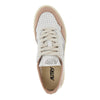 suede and leather medalist low sneakers