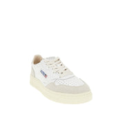 AUTRY 36 suede and leather medalist low sneakers