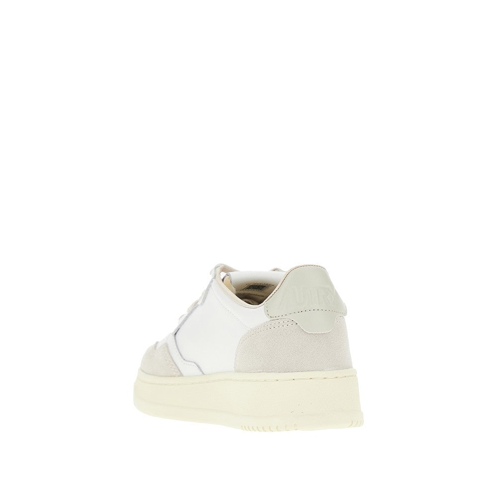 AUTRY 36 suede and leather medalist low sneakers