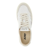 AUTRY 36 suede and leather medalist low sneakers