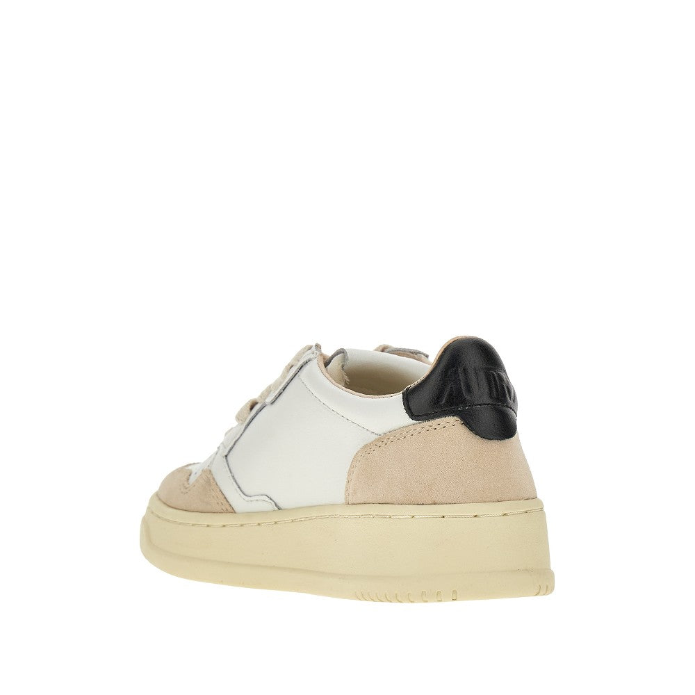 AUTRY 36 suede and leather medalist low sneakers