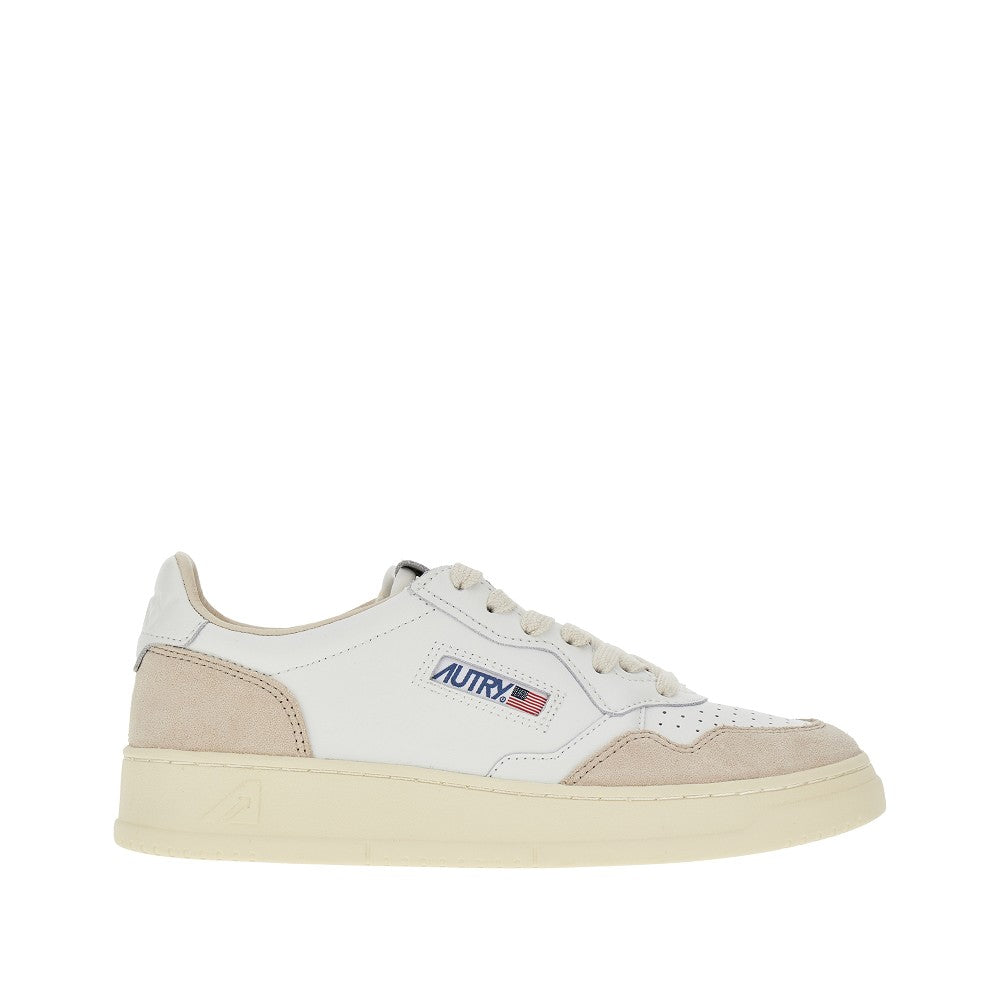 AUTRY 36 suede and leather medalist low sneakers
