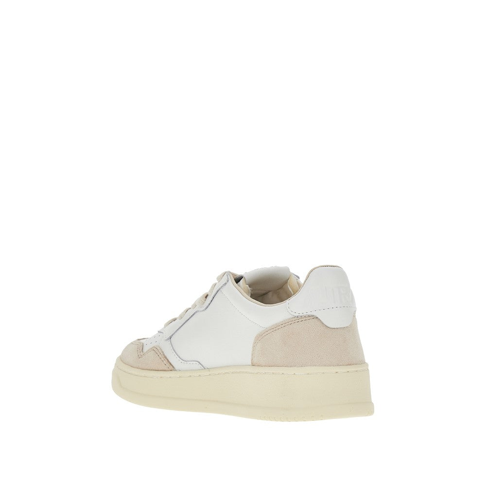 AUTRY 36 suede and leather medalist low sneakers
