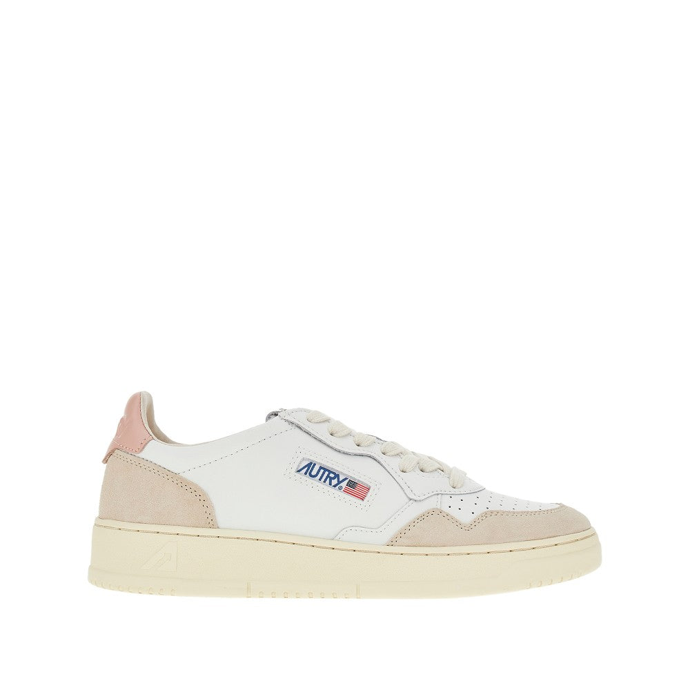 AUTRY 36 suede and leather medalist low sneakers