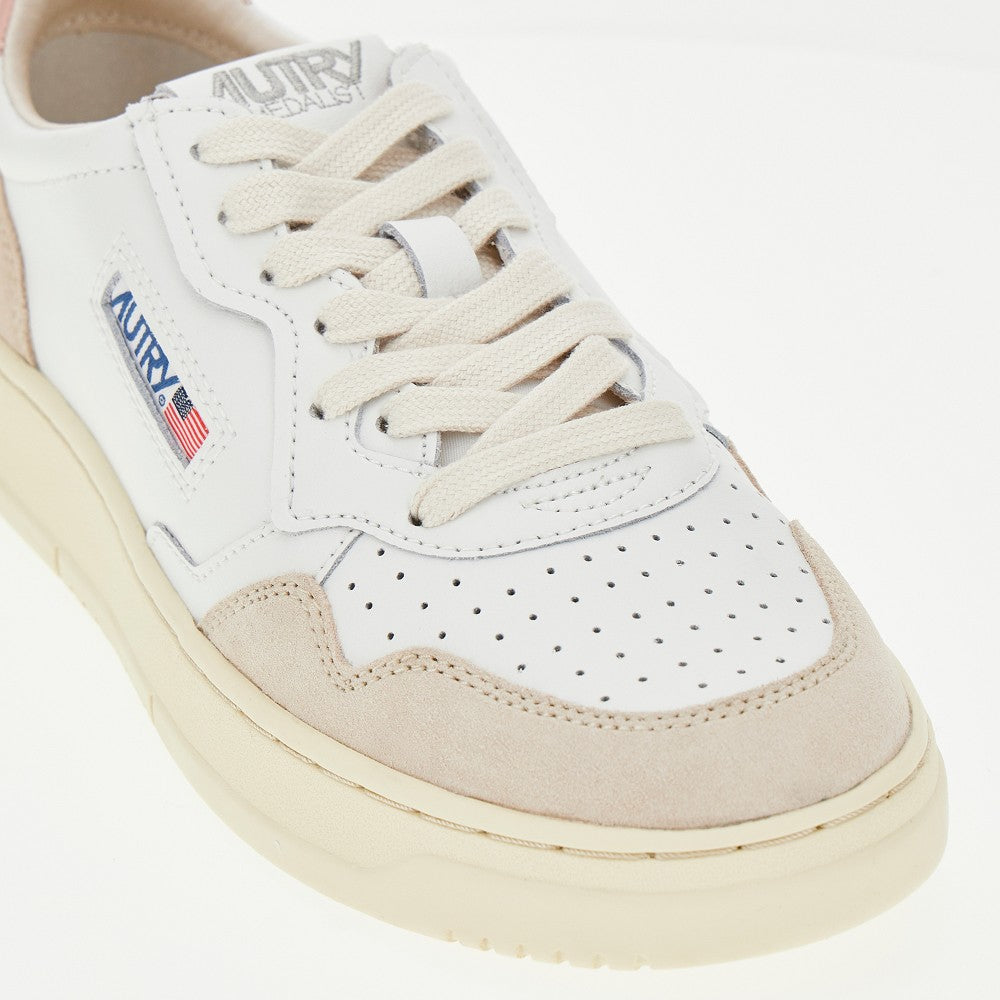 AUTRY 36 suede and leather medalist low sneakers