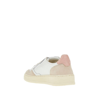AUTRY 36 suede and leather medalist low sneakers