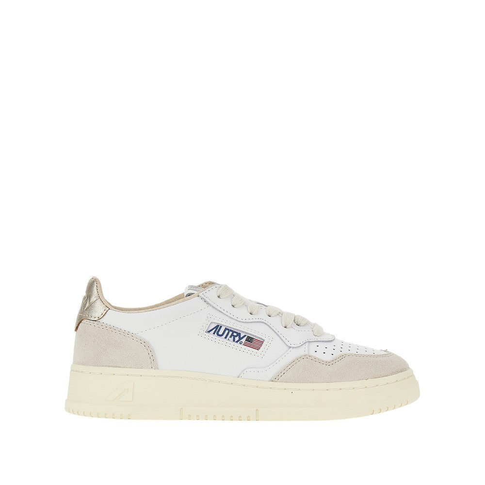 AUTRY 36 leather and suede medalist low sneakers