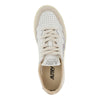 leather and suede medalist low sneakers