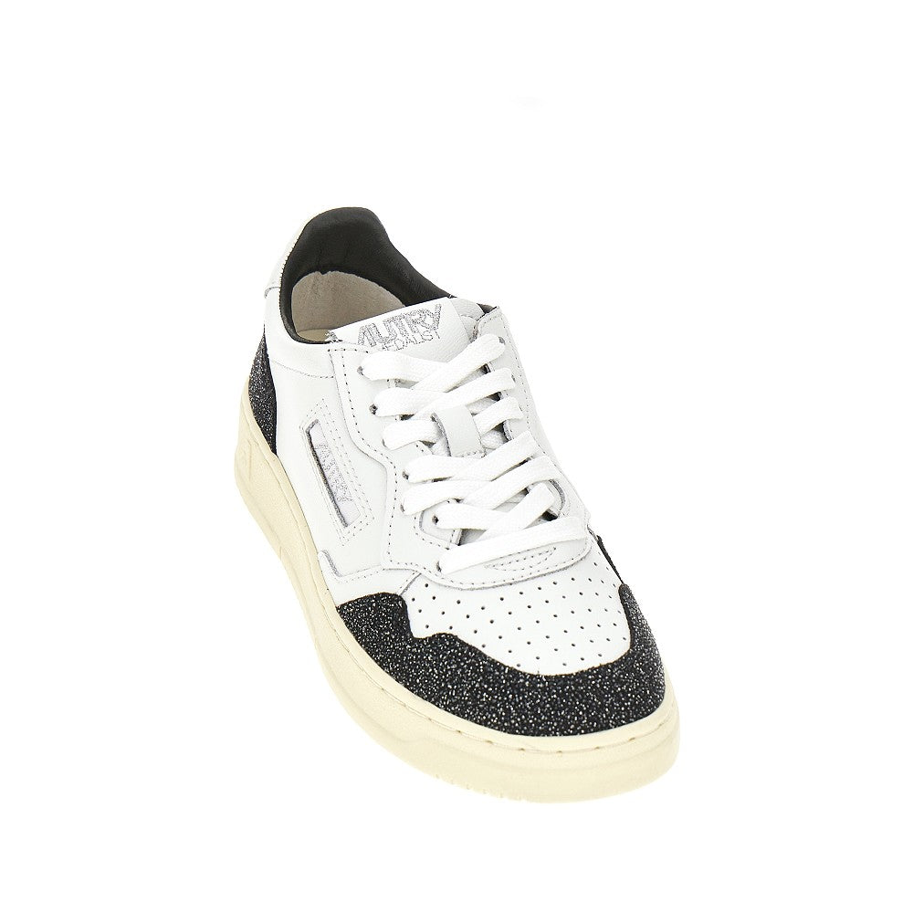 AUTRY 36 stardust medalist low leather sneakers