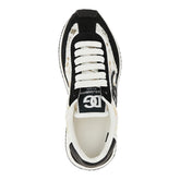 DOLCE&GABBANA 37+ lace and suede leather dg aria sneakers