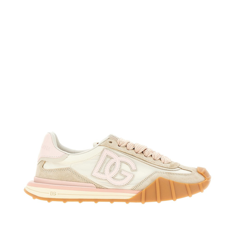 DOLCE&amp;GABBANA 36 suede leather and nylon dg athletic sneakers