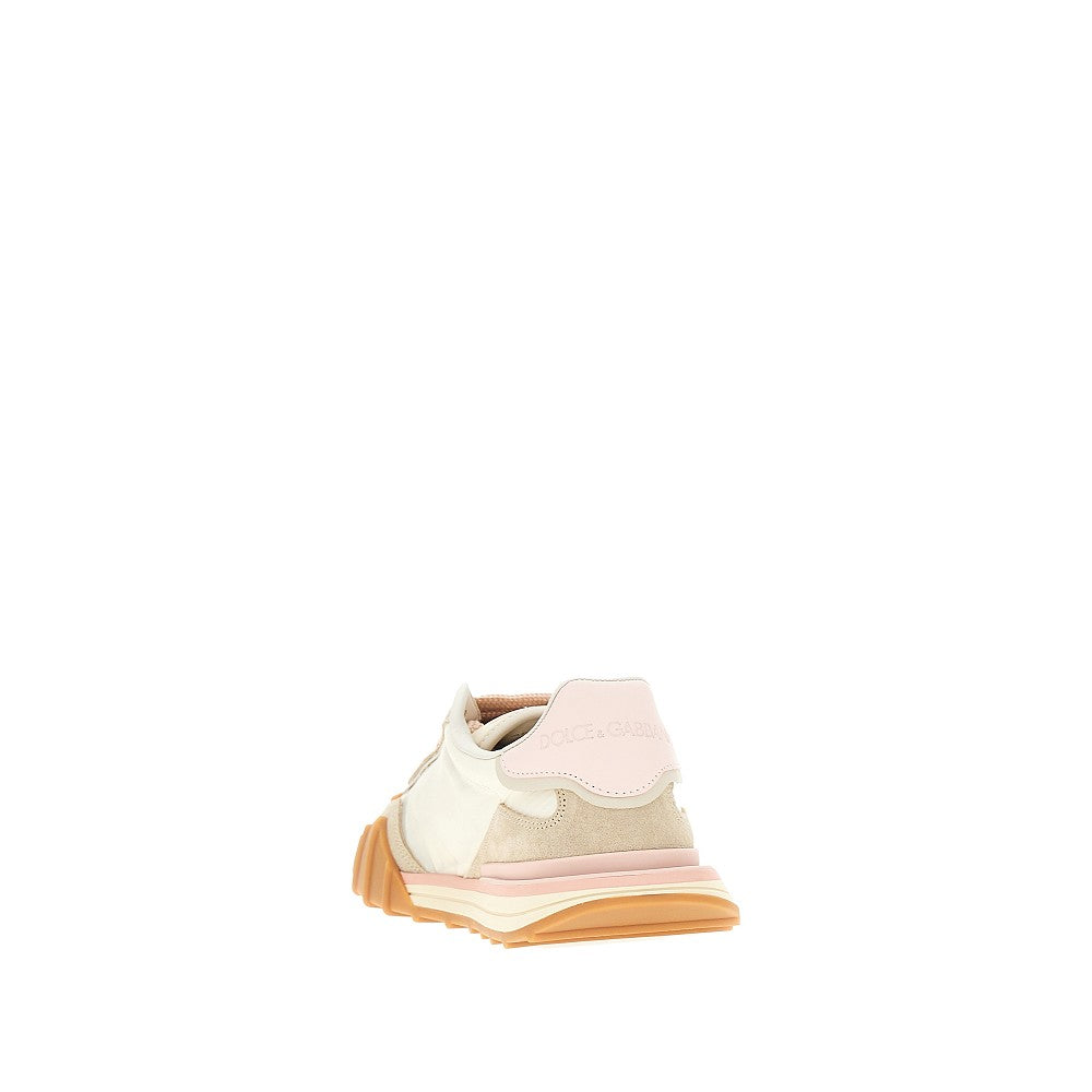 suede leather and nylon dg athletic sneakers