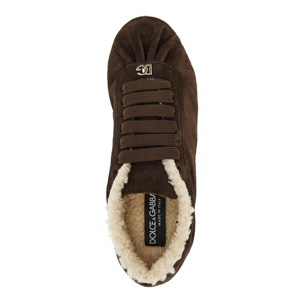 ballet suede leather sneakers