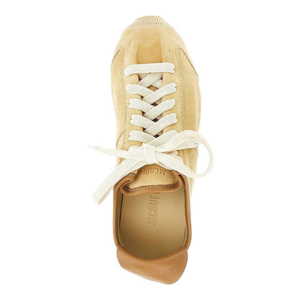 les tennissuede leather sneakers