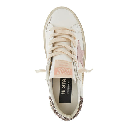 GOLDEN GOOSE 36 hi star leather sneakers