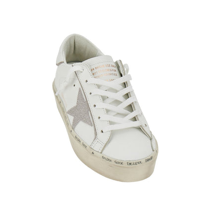 GOLDEN GOOSE 36 leather hi star sneakers