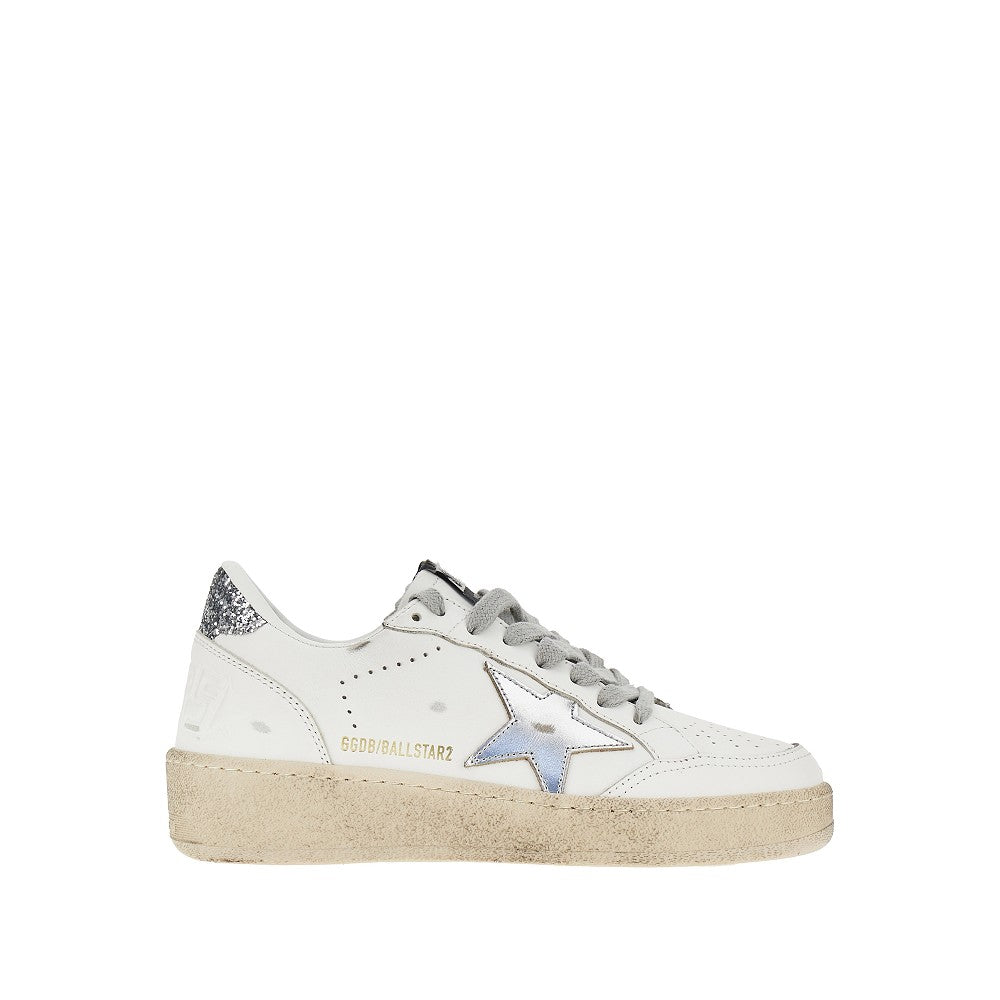GOLDEN GOOSE 35 leather ballstar sneakers
